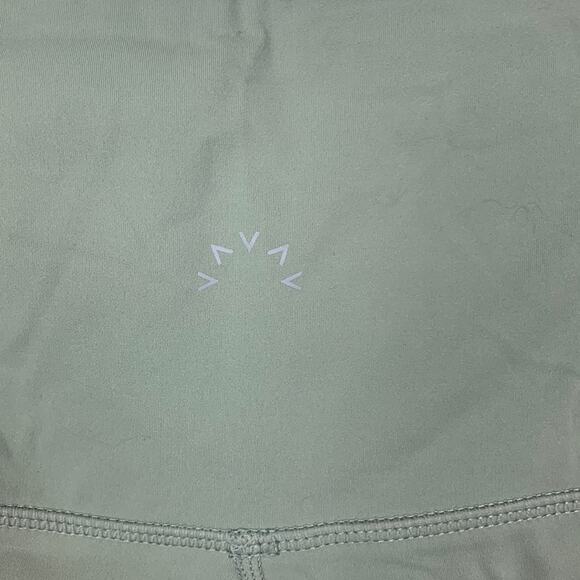 Varley womens medium biker shorts yoga sage light green high waist - Picture 3 of 6